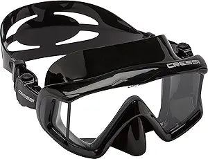Cressi Large Wide View Mask for Scuba Diving & Snorkeling Pano 3