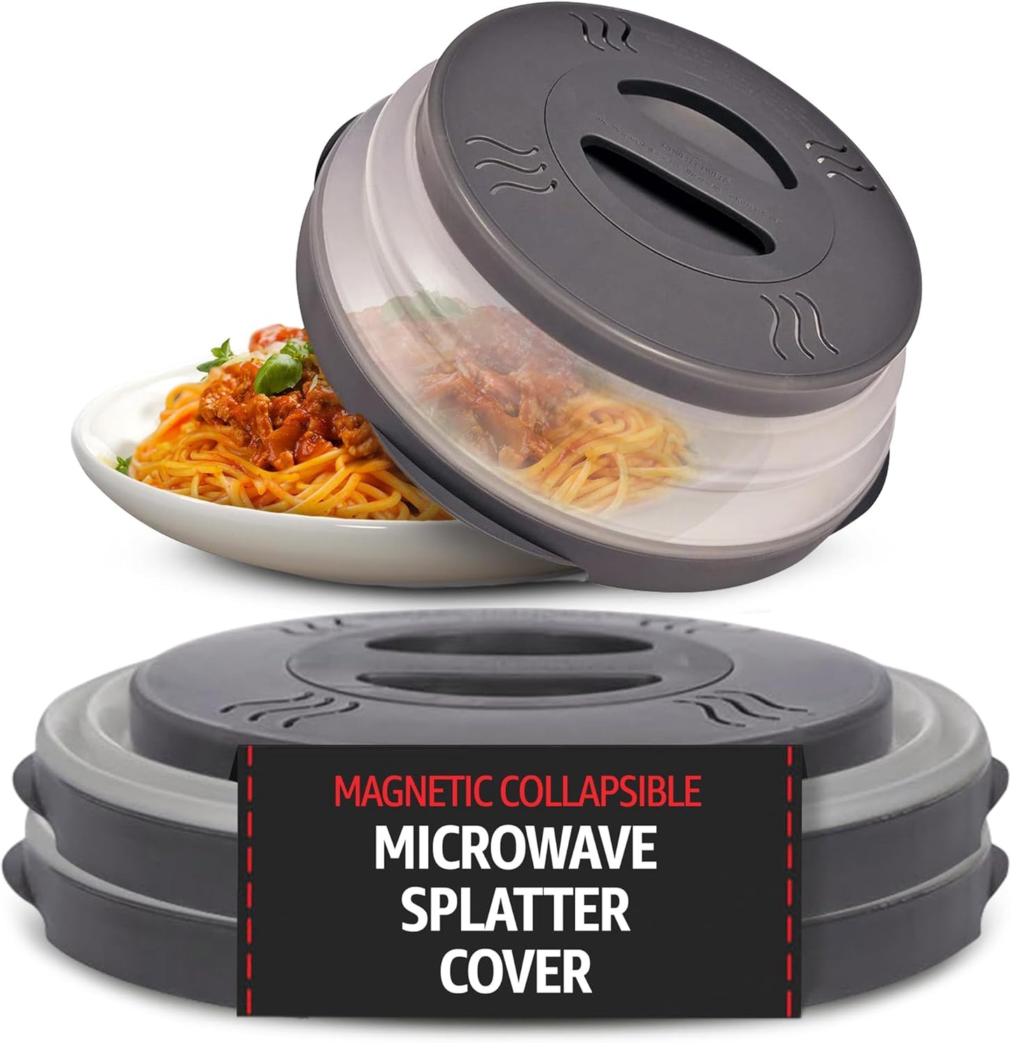 Stronger Magnet Microwave Splatter Cover for Mess-Free Cooking