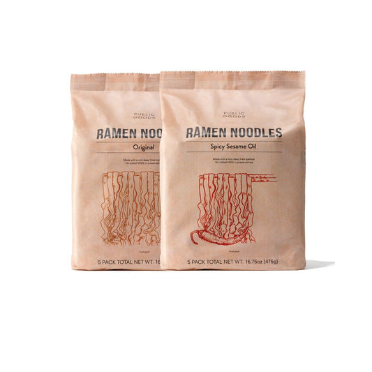 Public Goods Brothless Vegan Ramen Noodles - Healthy & Delicious