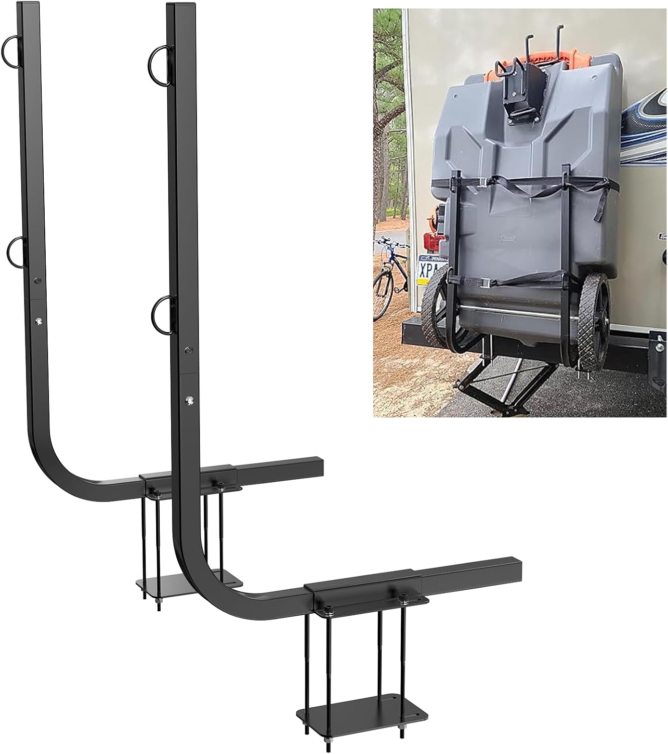 Heavy Duty RV Tote Tank Carrier for 15 to 36 Gallon Tanks
