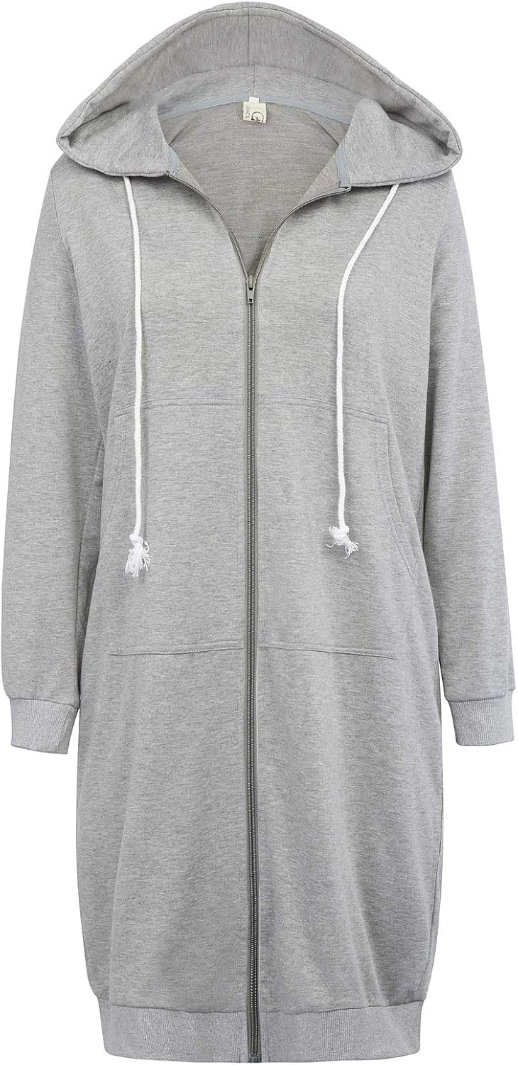 GRACE KARIN Women's Casual Zip Up Hoodie Jacket for Everyday Wear
