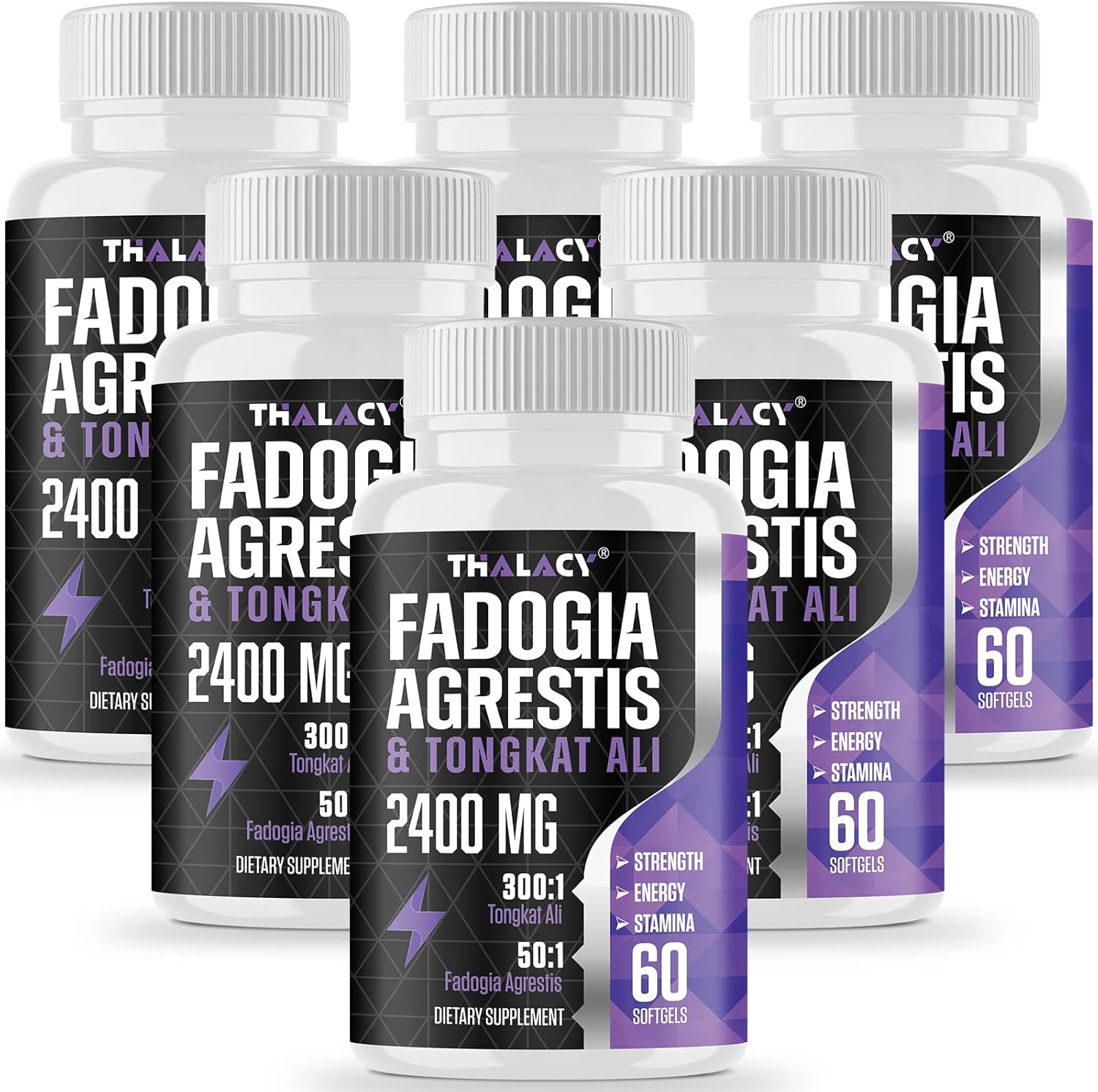 2400mg Fadogia Agrestis and Tongkat Ali Supplement for Strength
