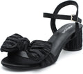 Stylish Women's Bowknot Low Chunky Heels Mules for Any Occasion