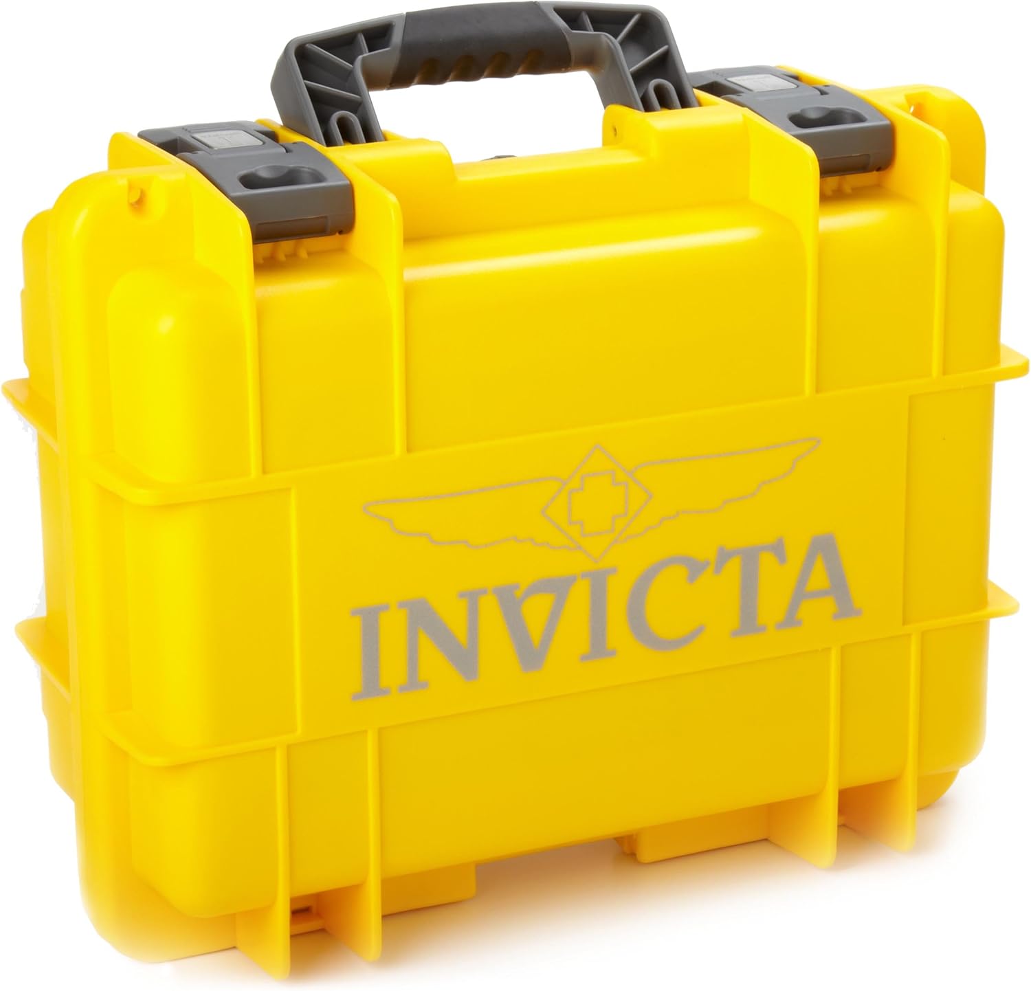 Invicta Yellow 8-Slot Watch Case - Organize in Style!