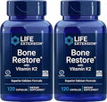Life Extension Bone Restore With Vitamin K2, 120 Caps Pack - Joint