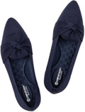 Frank Mully Pointed Toe Slip On Loafer Flats - Comfortable Knit Work