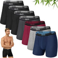 Mens Underwear Breathable Boxer Briefs 7 Pack Bamboo (Style 2WZG)
