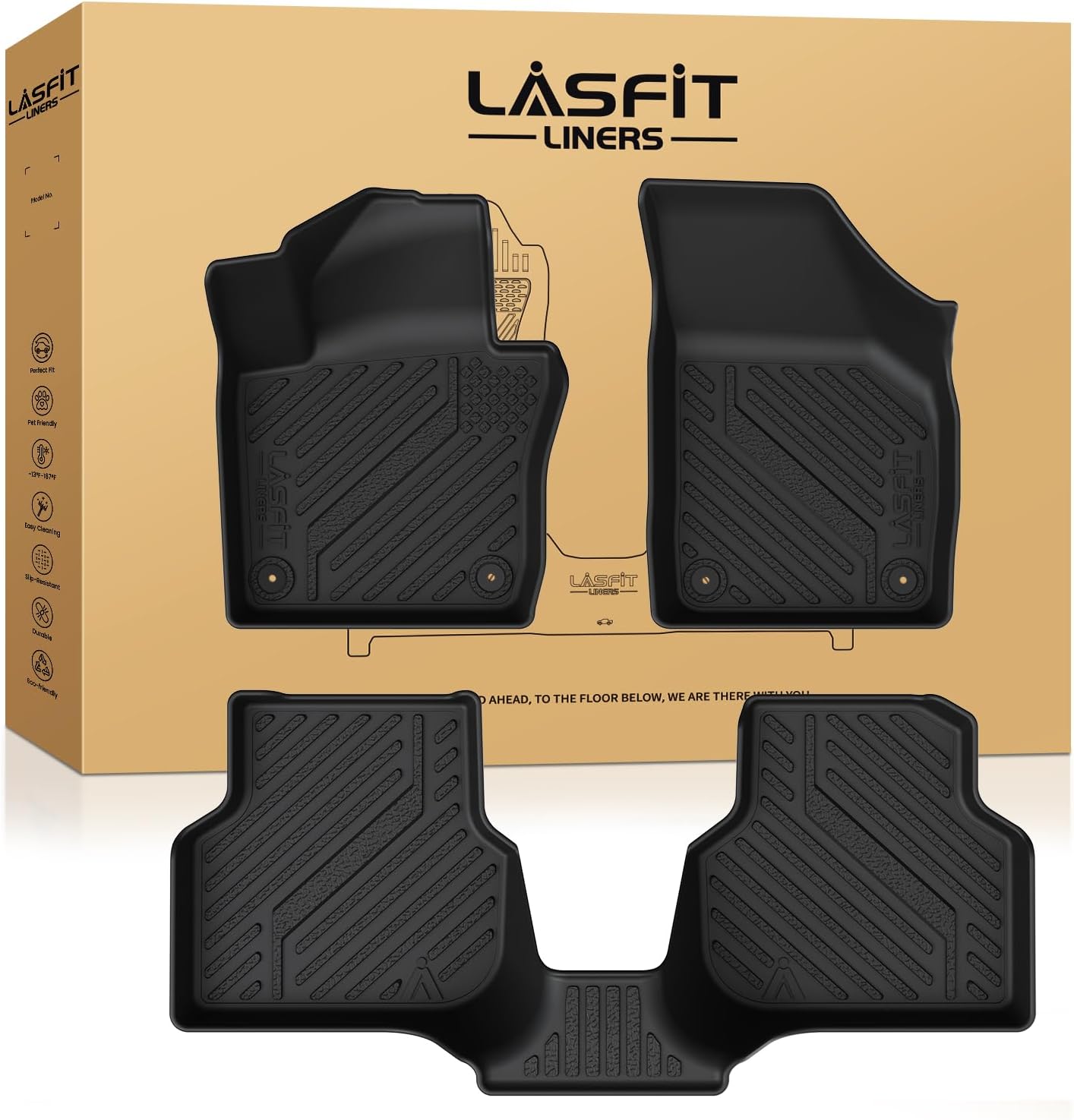 Custom Fit Floor Mats for Volkswagen Jetta 2011-2018 - All-Weather