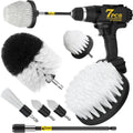 Holikme 7Pack Drill Brush Attachment Set - Deep Clean for Car & Home