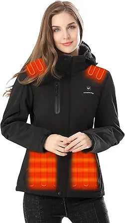 Venustas Women's Heated Jacket with Battery Pack for Warmth