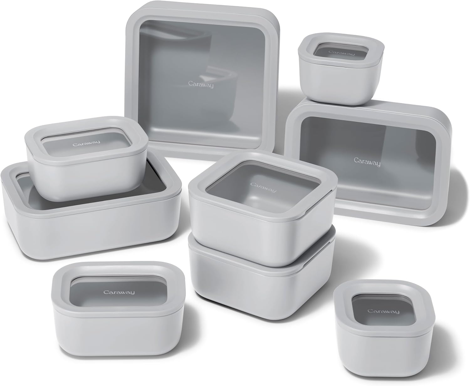 Caraway 22pc Glass Food Storage Set - Non-Toxic & Versatile