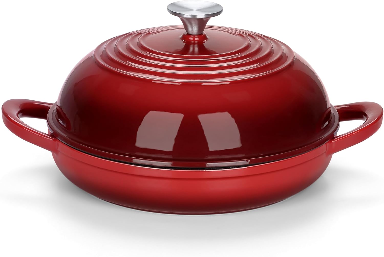 E-far Dutch Oven for Sourdough Bread Baking, 6 Qt Round