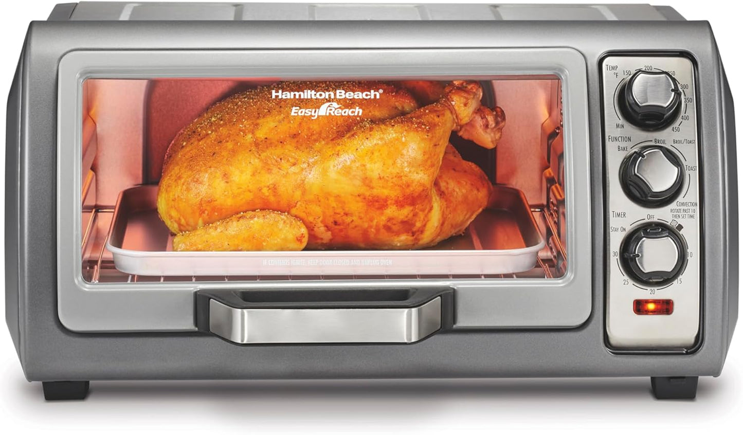 Hamilton Beach Easy Reach 6-Slice Toaster Oven