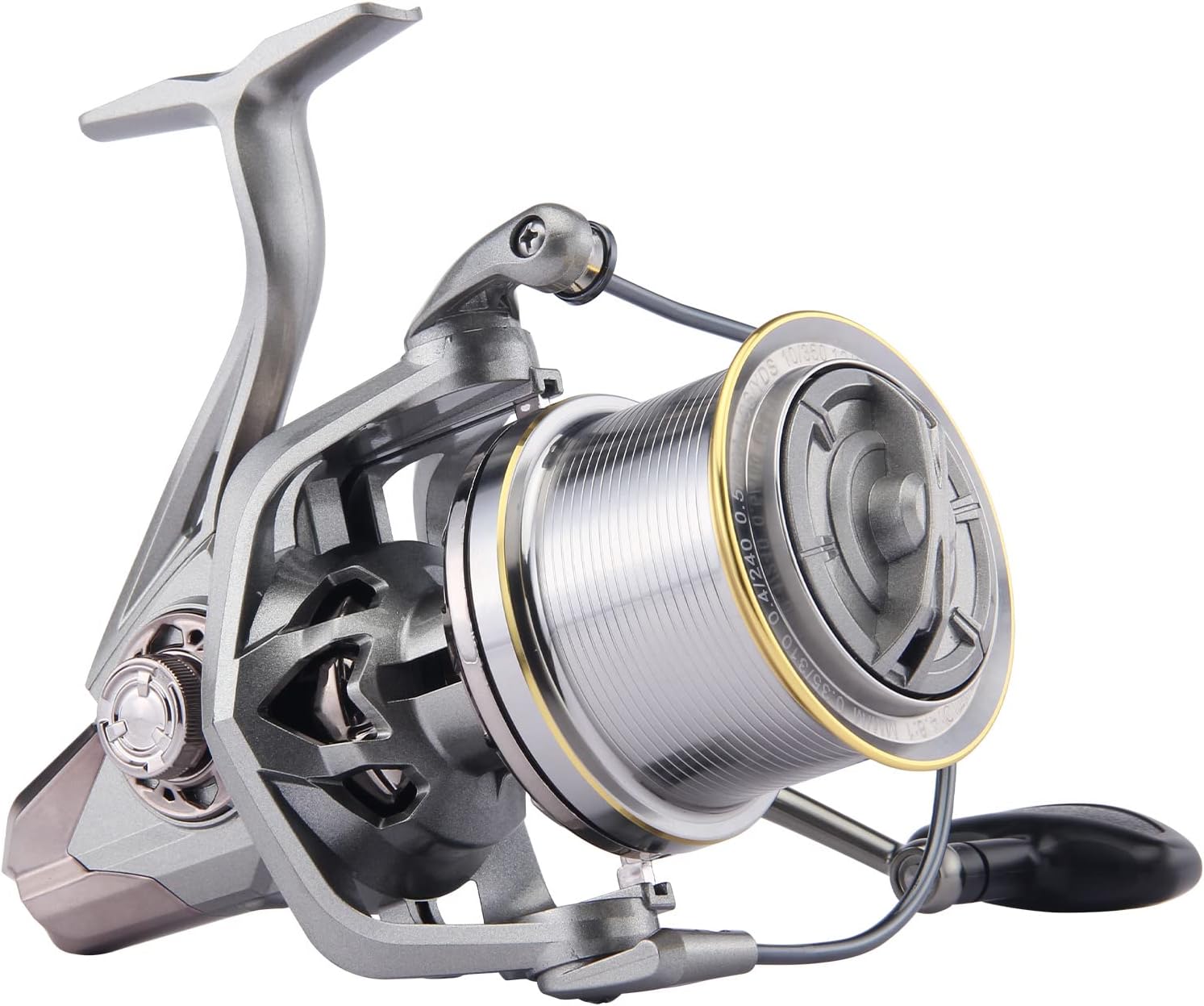 HAUT TON Graphite Surf Fishing Reel - 55lbs Max Drag, 17+1BB, Saltwater Ready