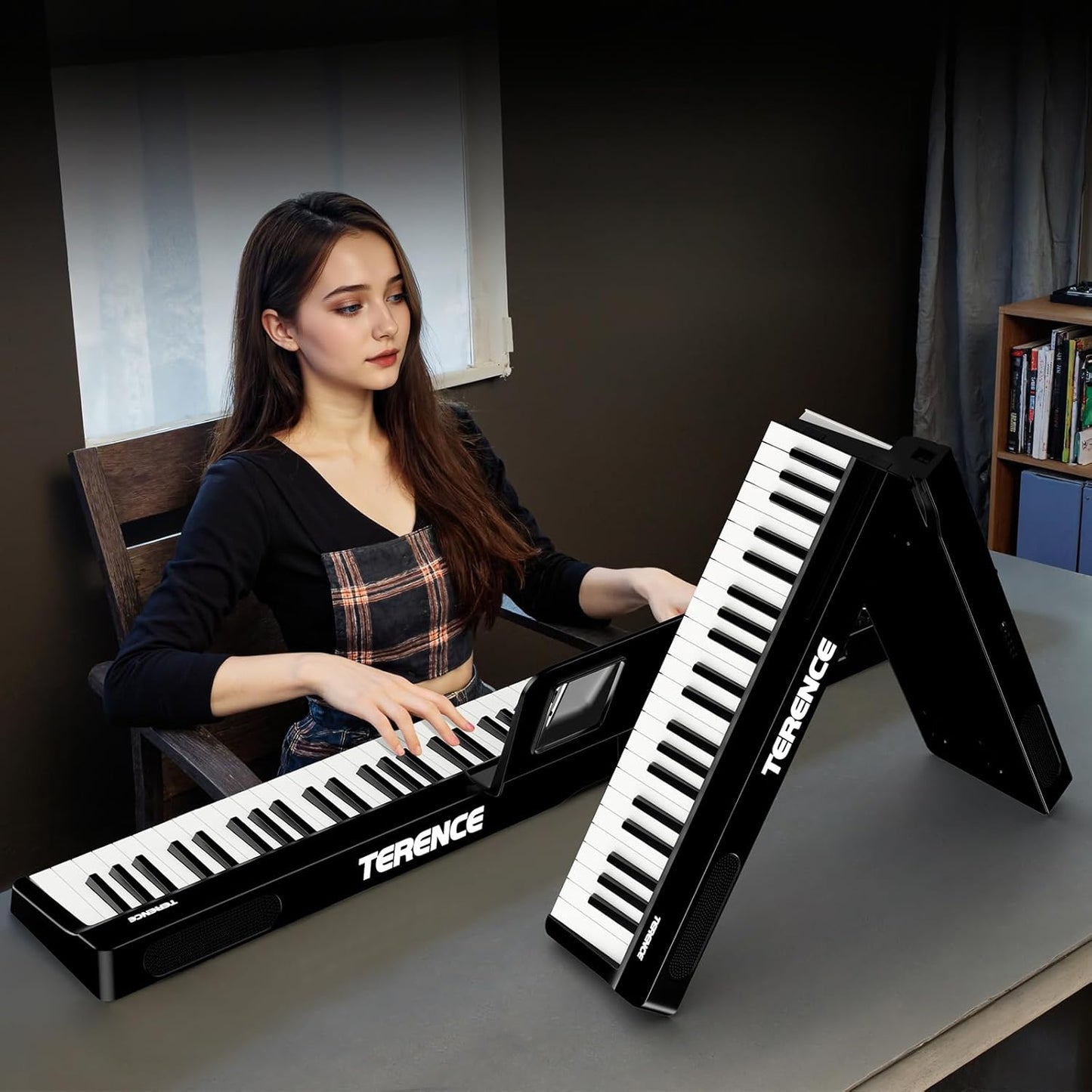 Portable 88-Key Bluetooth Piano: TERENCE Foldable 