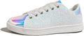 Glitter Shoes Sparkly Bling Shiny Lace Up Fashion Sneakers