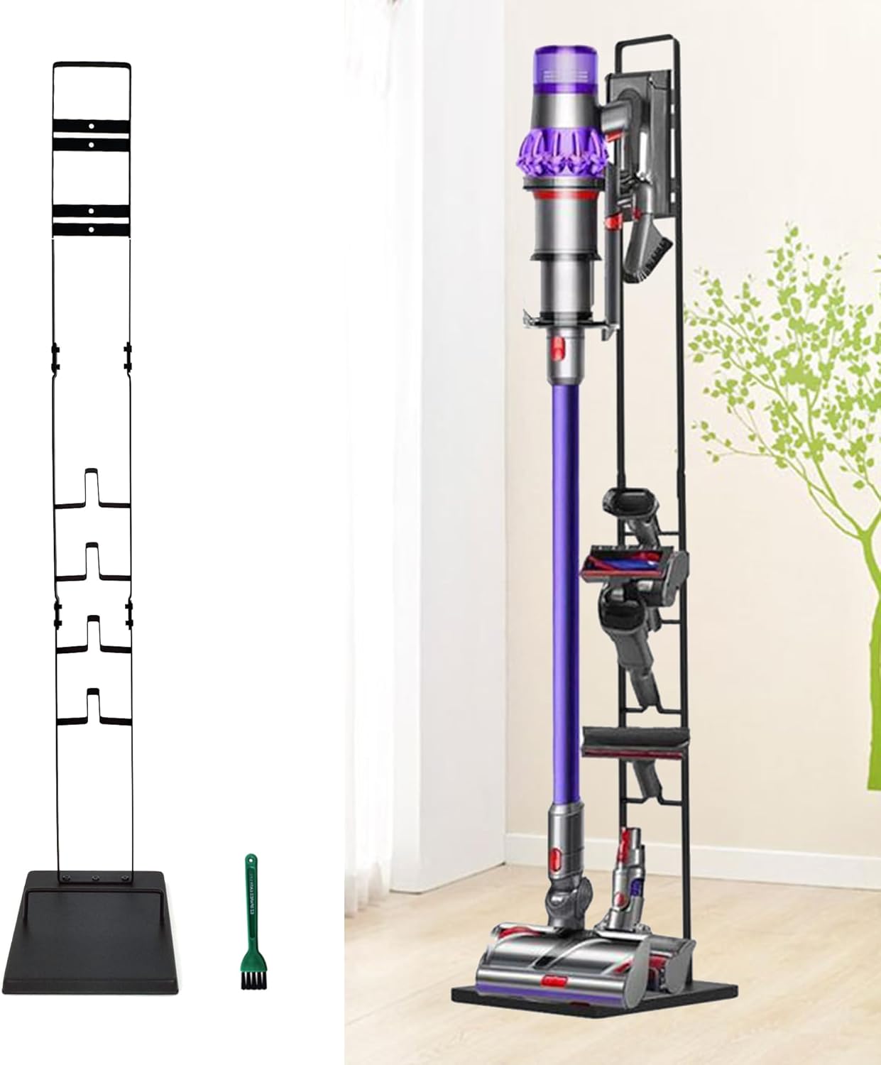 EZ SPARES Vacuum Stand - Stable Storage for Dyson Cordless Vacs