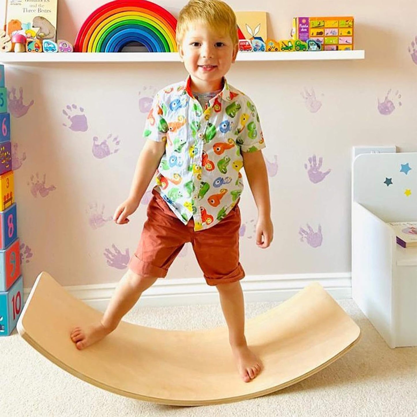 Wood City Curvy Balance Board - Fun & Active Toy
