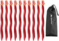 TRIWONDER Heavy Duty Tent Stakes - Ultimate Stability