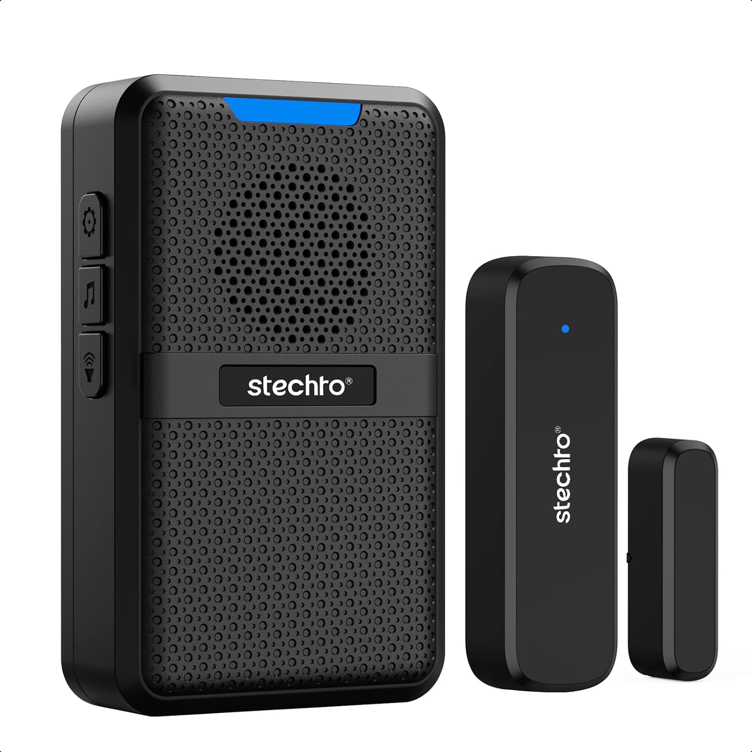 STECHRO Wireless Door Chime: 600Ft Range, 62 Chimes, Mute Mode