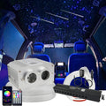 AZIMOM Dual Port 16W Twinkle Fiber Optic Starlight Kit - App Control