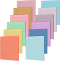 PerKoop 600 Sheets Colored Loose Leaf Paper 8.5in x 11in - Bright