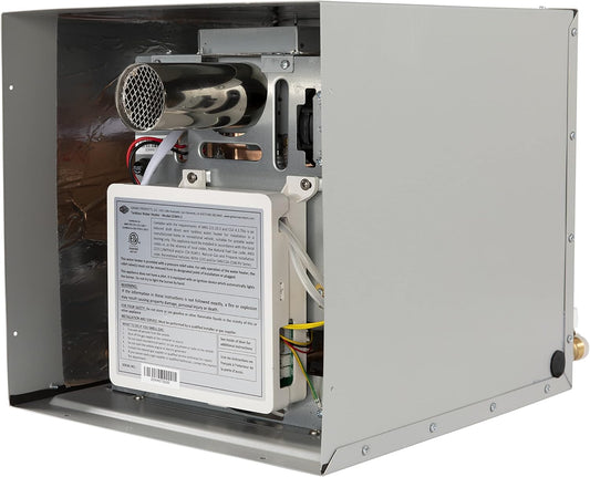12V Tankless Water Heater, 42,000 BTUs, Quiet Operation