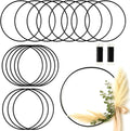 16 Pack Floral Hoops 18 in Metal Rings for Crafts - Wreath Kit