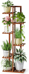 ROSSNY 48 in Tall 6 Tier Plant Stand for 7 Pots - Space Saving Display