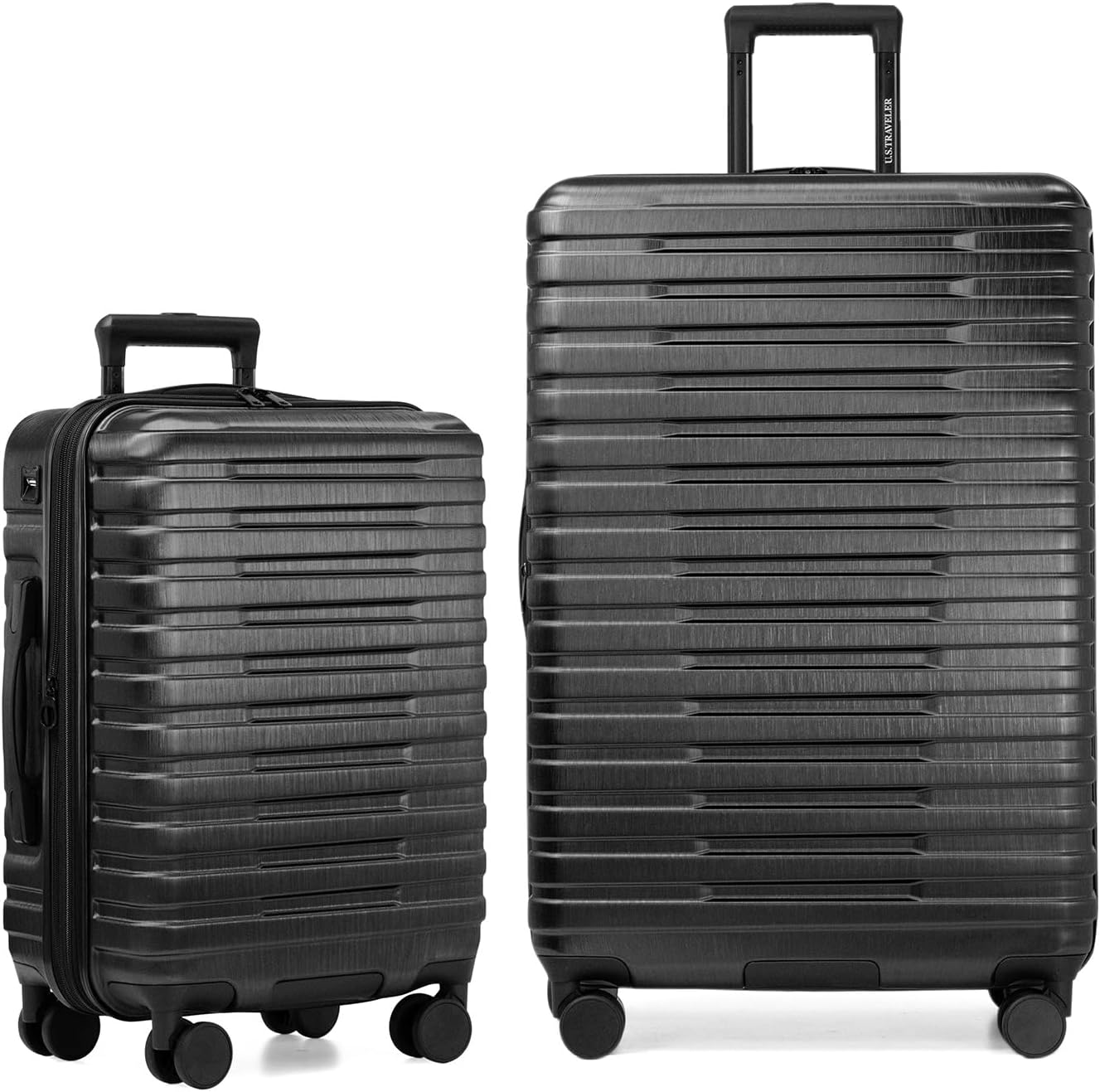 U.S. Traveler Boren Hardside Spinner Luggage Set for Easy Travel