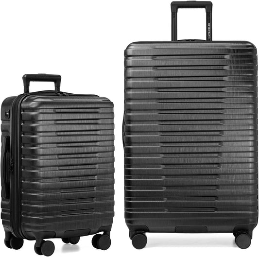 U.S. Traveler Boren Hardside Spinner Luggage Set for Easy Travel