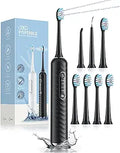 Electric Toothbrush with Water Flosser Combo for Oral Care