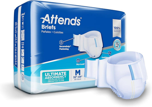 Attends Ultimate Absorbency Briefs - Stay Dry & Secure