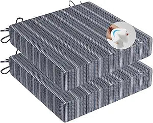 Water-Resistant Square Patio Seat Cushions for Comfort and Style