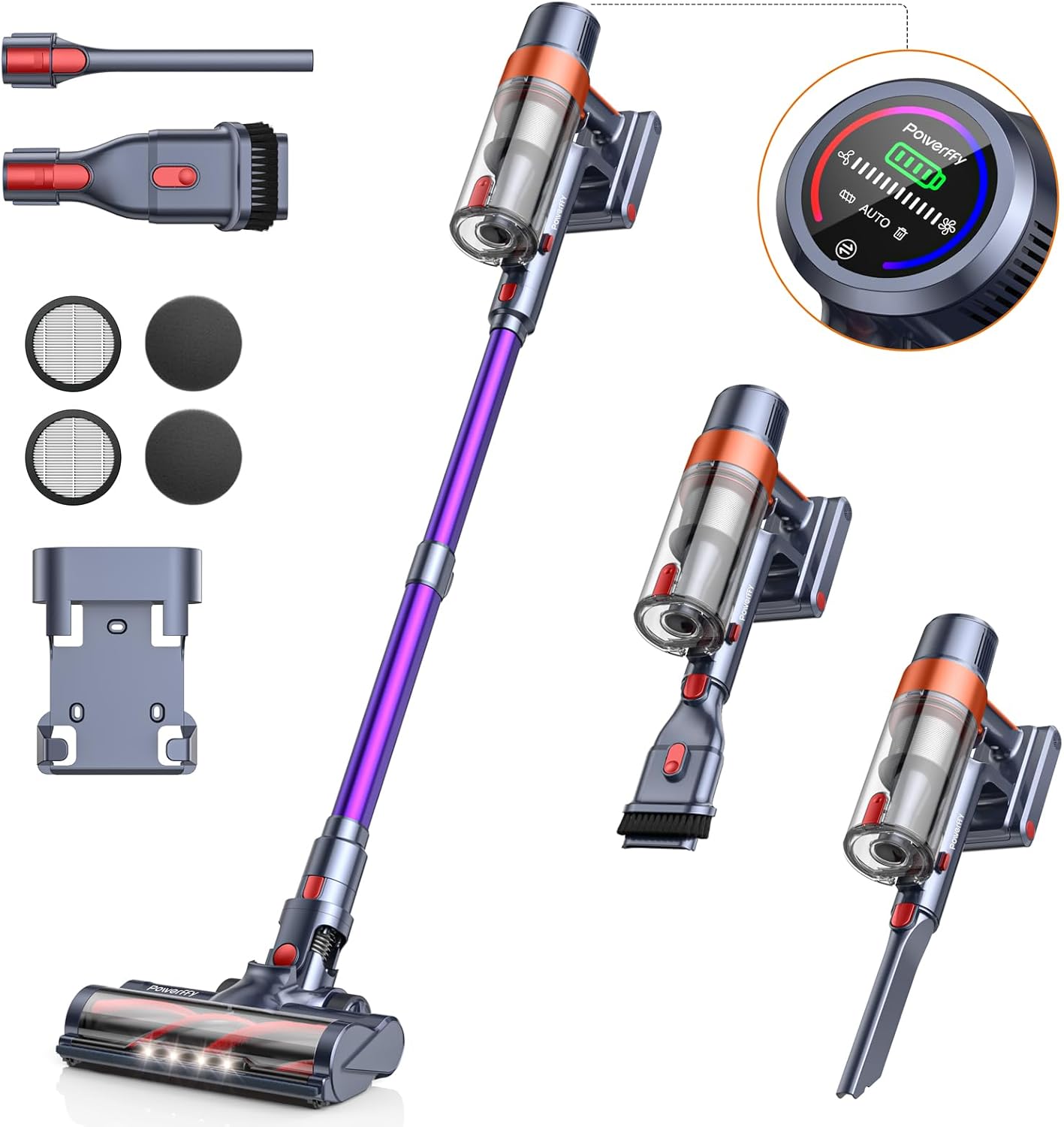 Powerful Cordless Vacuum | Up to 55 Mins Runtime