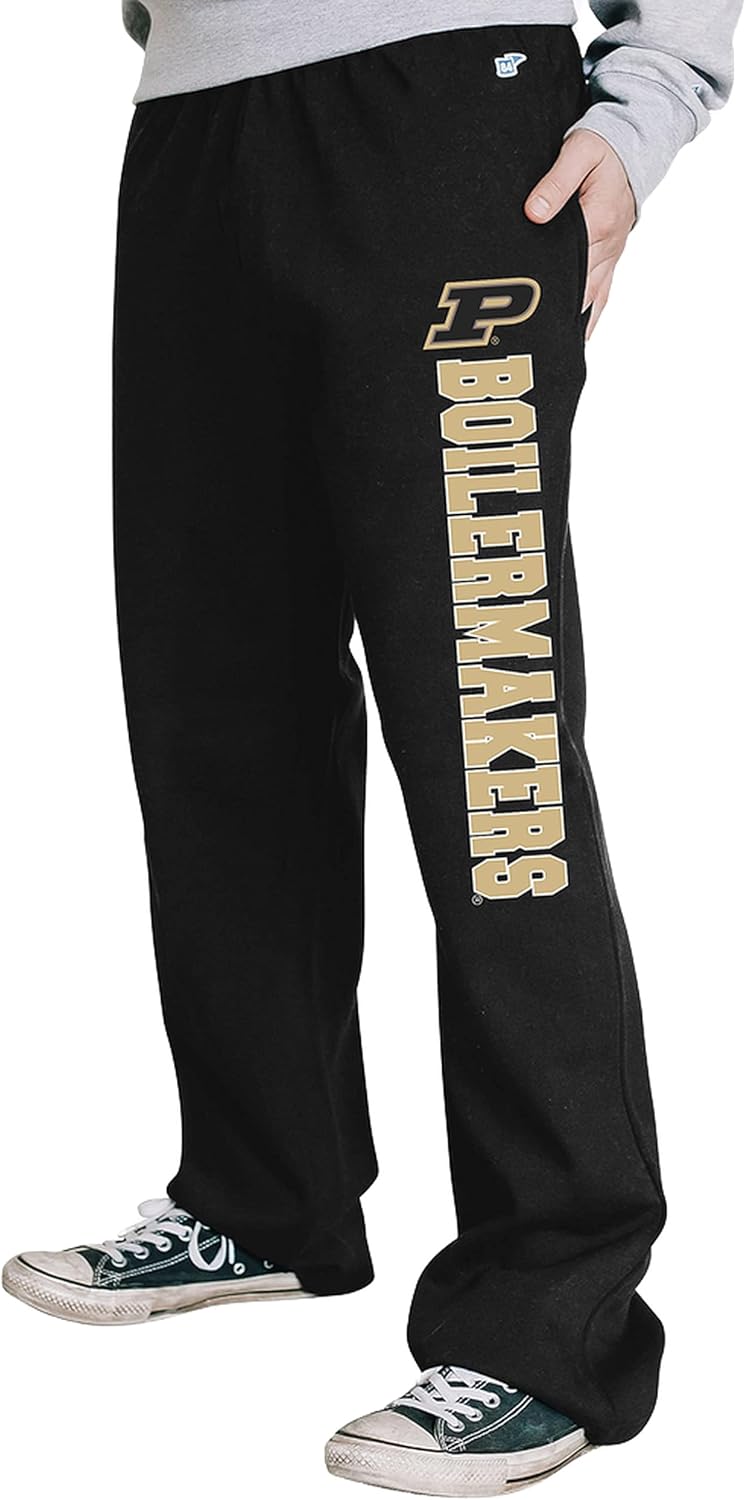 Purdue Boilermakers Men's Sweatpants with Down the Leg Graphic