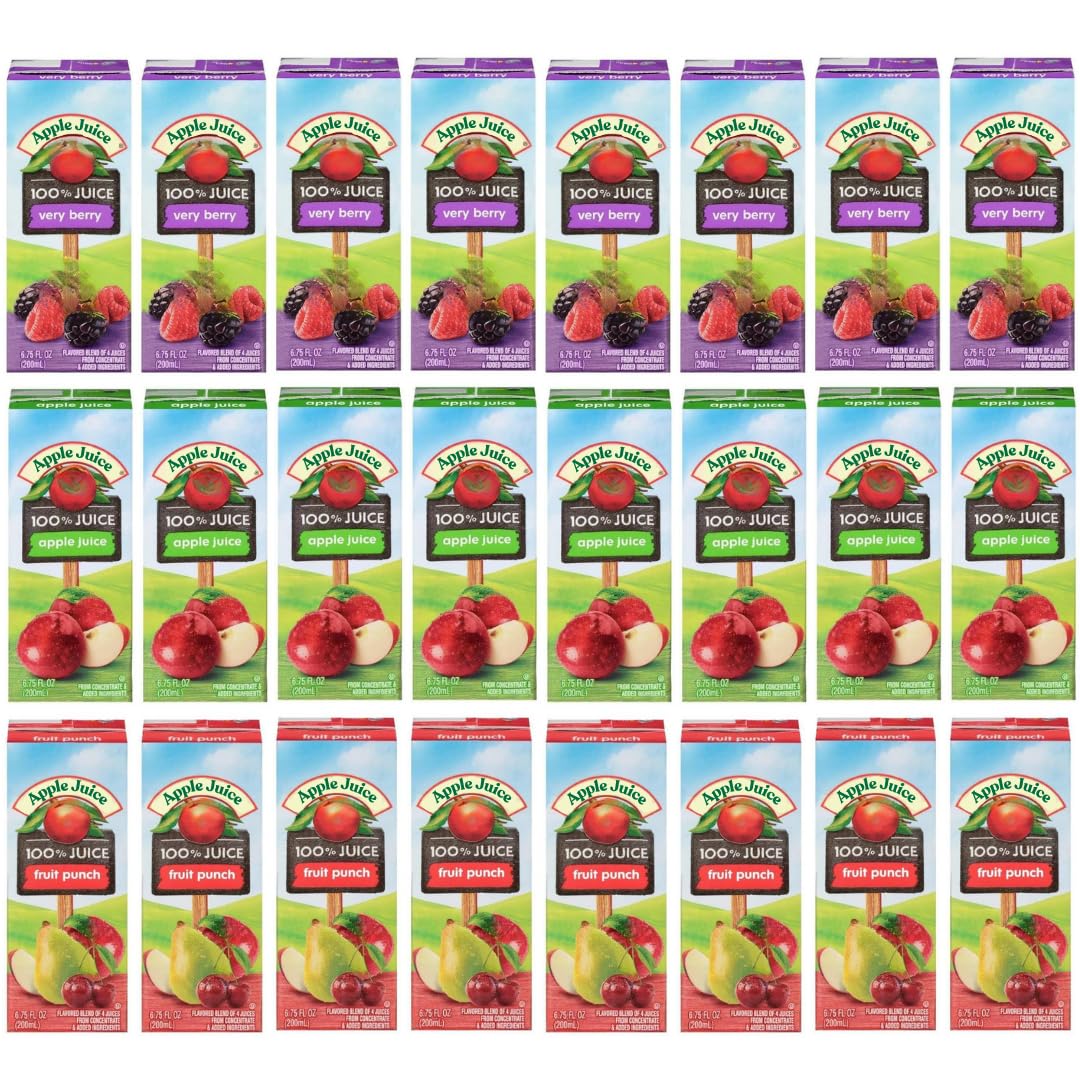 Kids Juice Box Variety Pack - 100% Juice, No Sugar Added