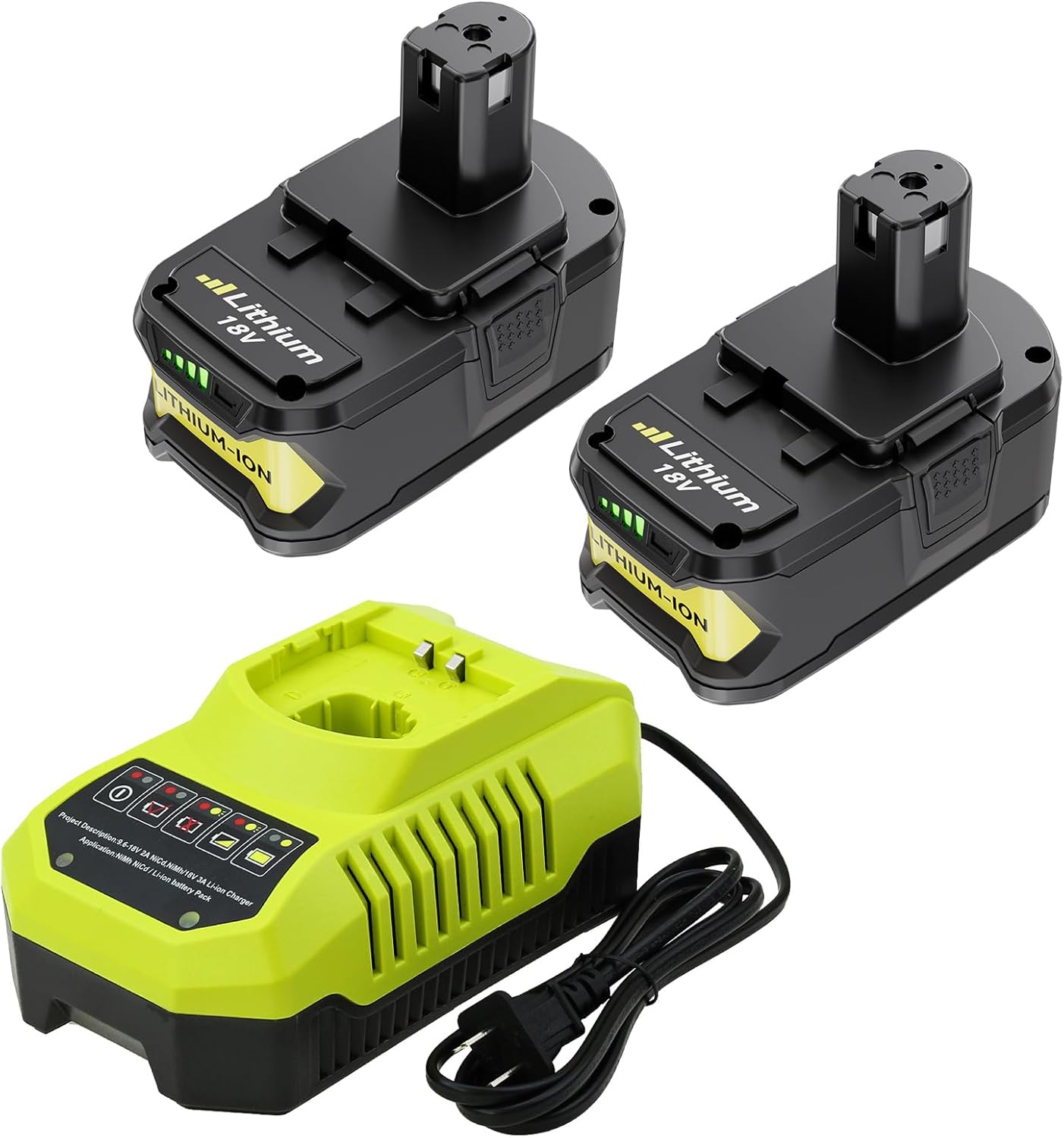 Upgrade Your Power: 2-Pack 6.0Ah Ryobi 18V Battery Set