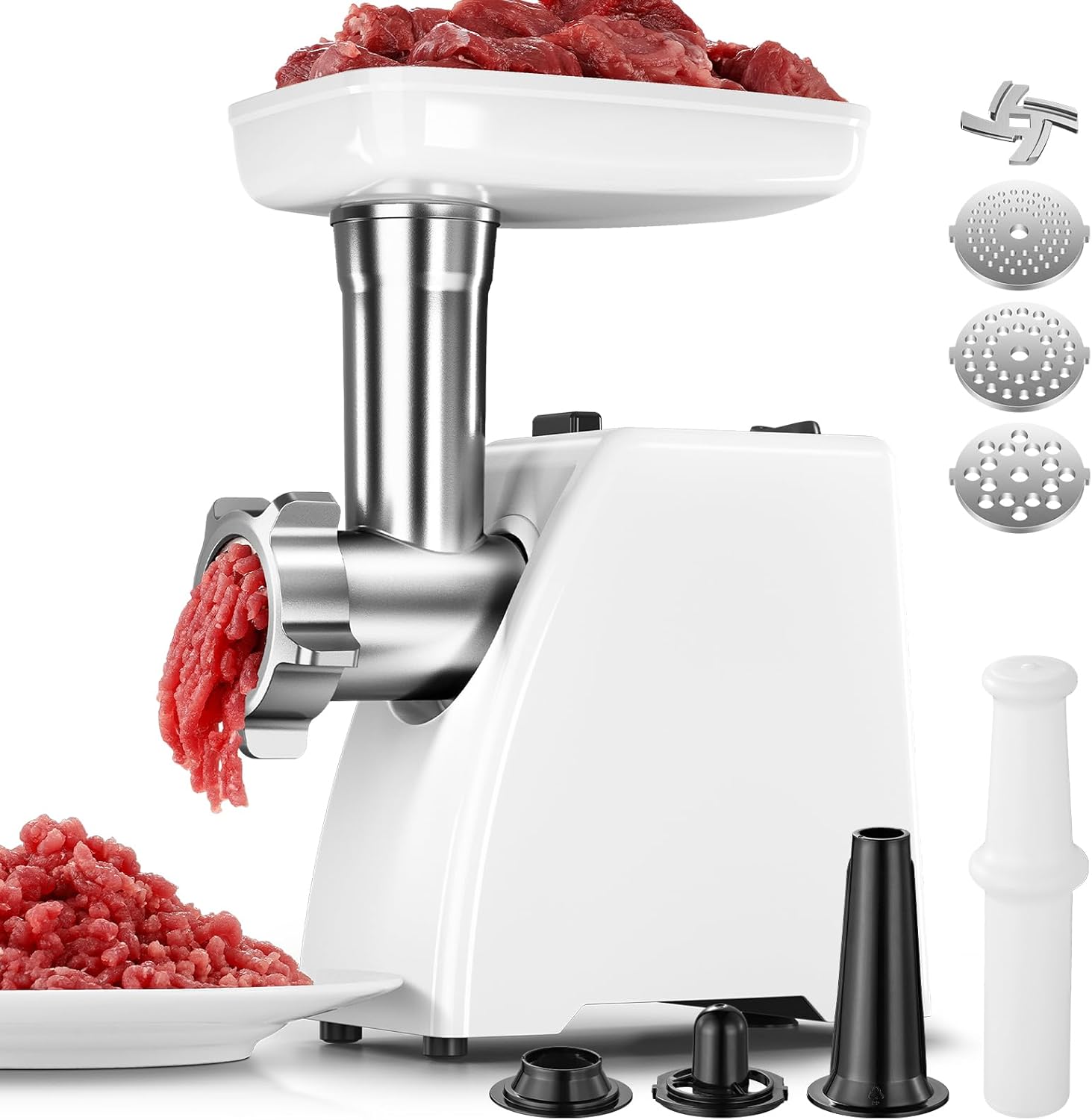 Electric Meat Grinder for Home Use - Powerful Sausage Maker