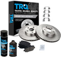 TRQ Front Brake Pad & Rotor Kit Compatible with 2003-08