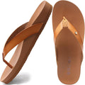 Womens Yoga Mat Cushion Flip Flops with Arch Support - Comfortable