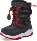 FANTURE Winter Snow Boots for Kids with Plush Fur Lining