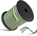 LIMICAR 100FT 14 Gauge Trailer Wiring Harness Kit - Color-Coded 4-Way