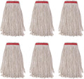 Commercial Heavy Duty Mop Heads Replacement for Rubbermaid - 6 Pack A7