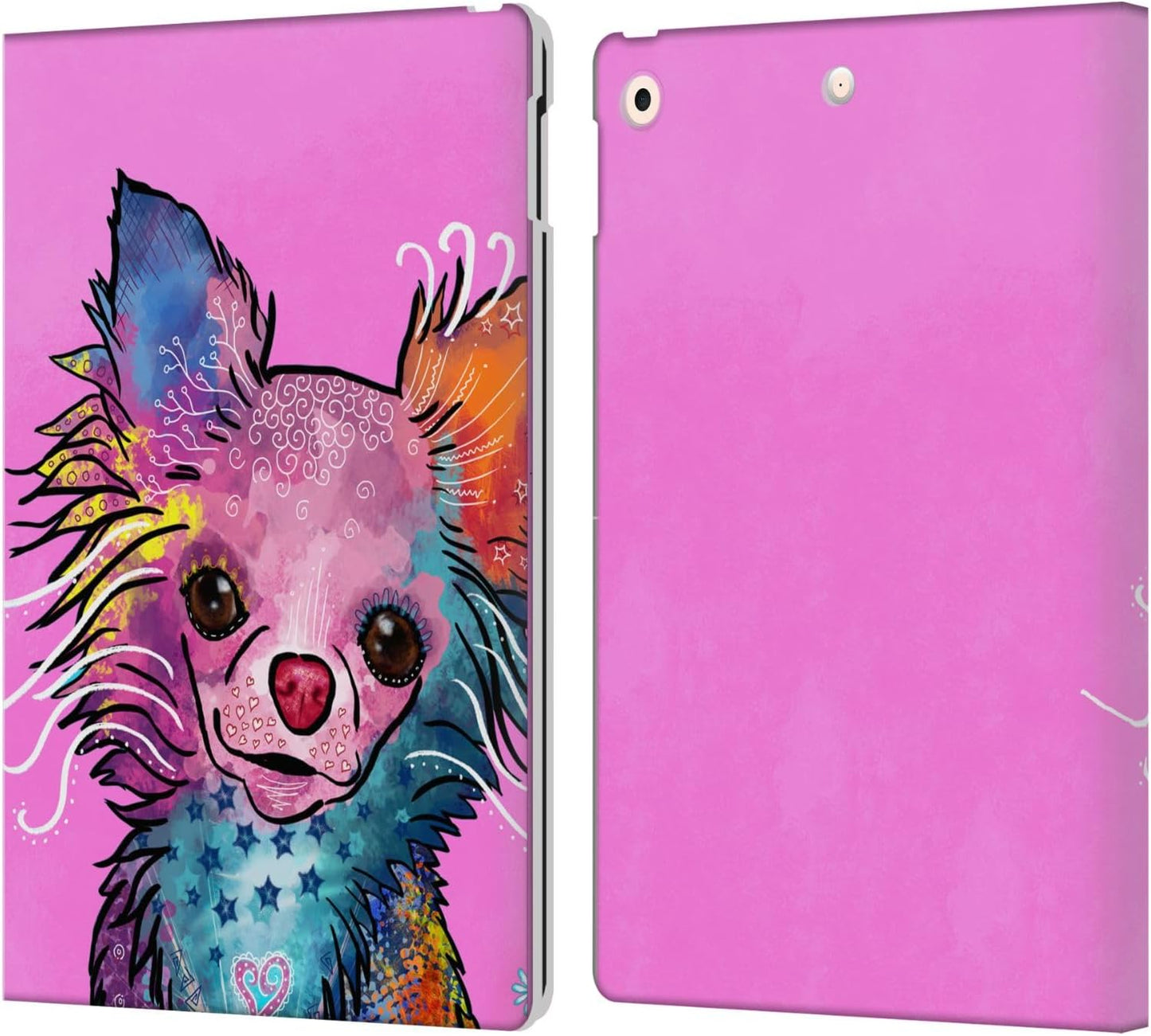 Duirwaigh Chihuahua Dog Leather Wallet Case for iPad 10.2 2019-2021