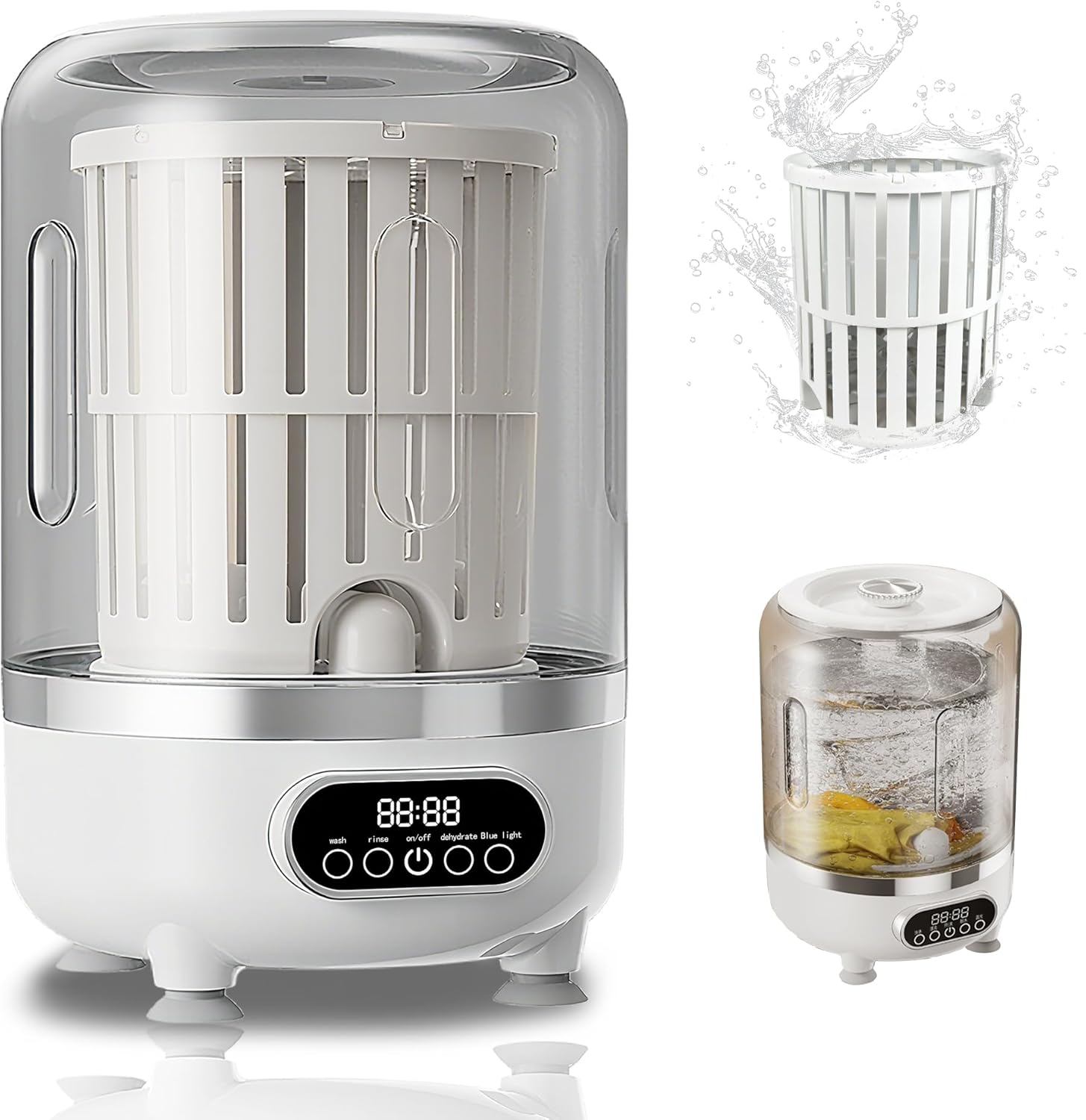 3-in-1 Portable Washing Machine for Efficient Laundry Needs