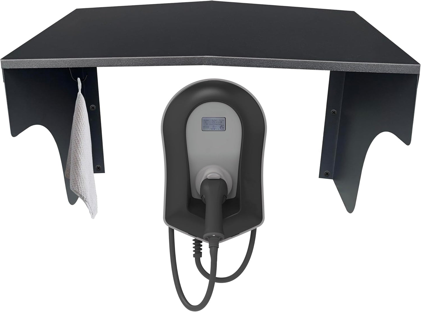 Nexoroot Weatherproof EV Charger Cover - 16.9x10.2 UV-Resistant, Free Cleaning Cloth