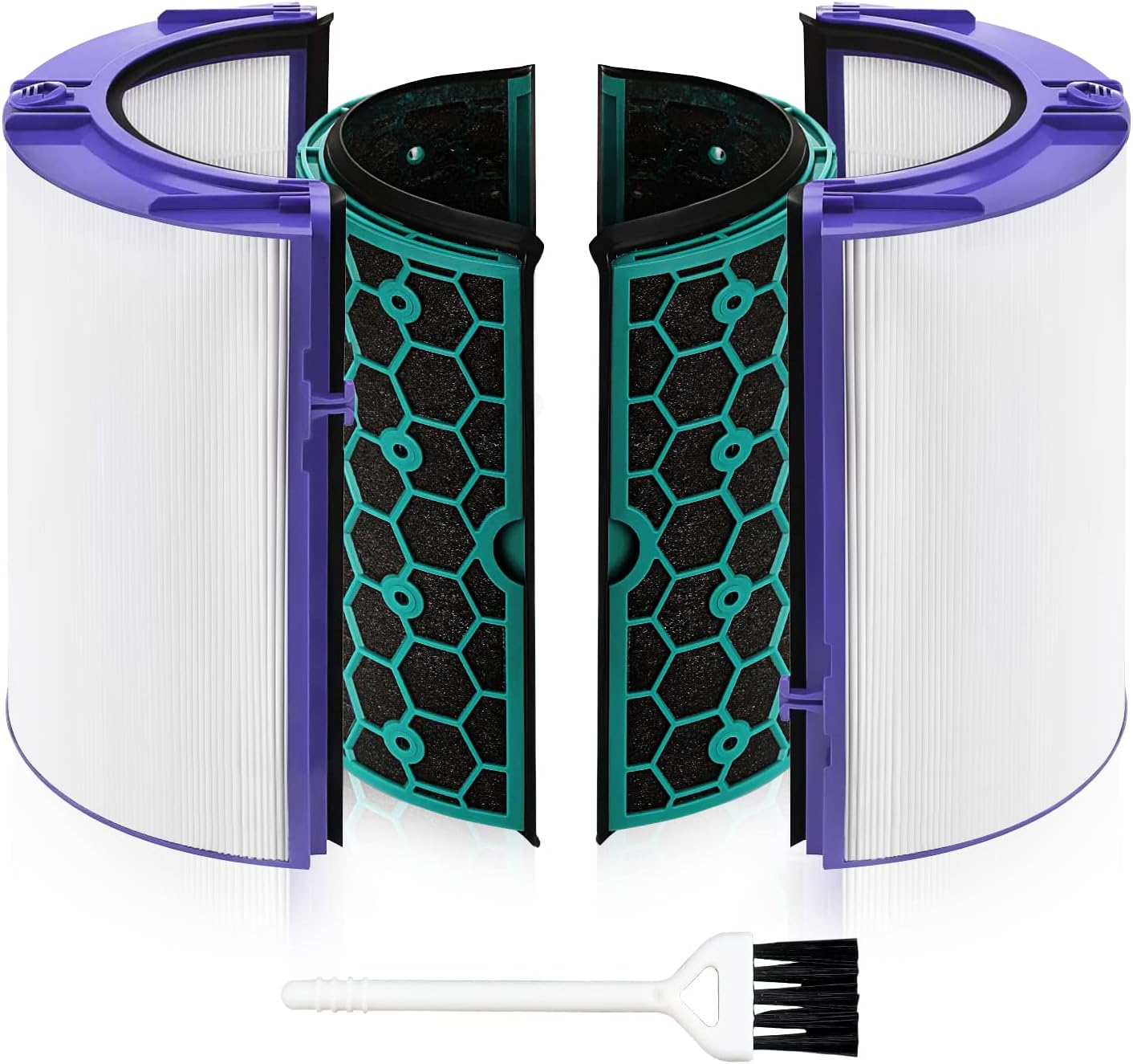 Funmit 2-in-1 True HEPA Filter for Dyson TP04 HP04 DP04