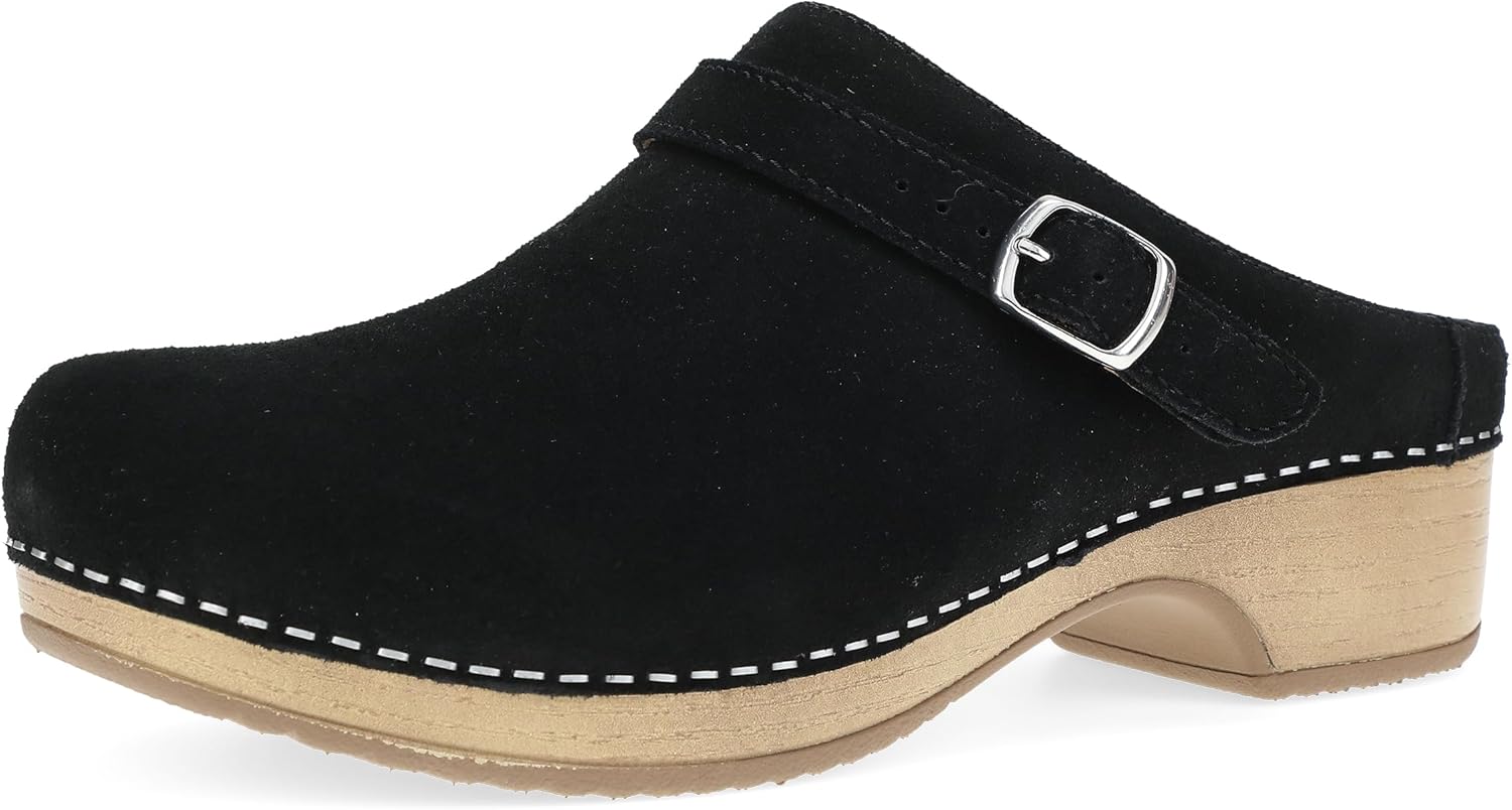 Dansko Berry Slip-On Mule Clogs for Women with Memory Foam
