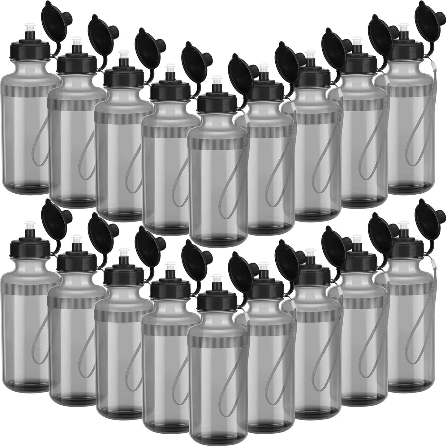 36 Pcs Sport Water Bottles Bulk for Travel and Outdoor Activities